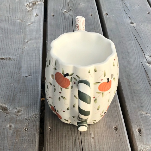 Yankee Candle Pumpkin Themed Tart Burner Teapot - Picture 3 of 11